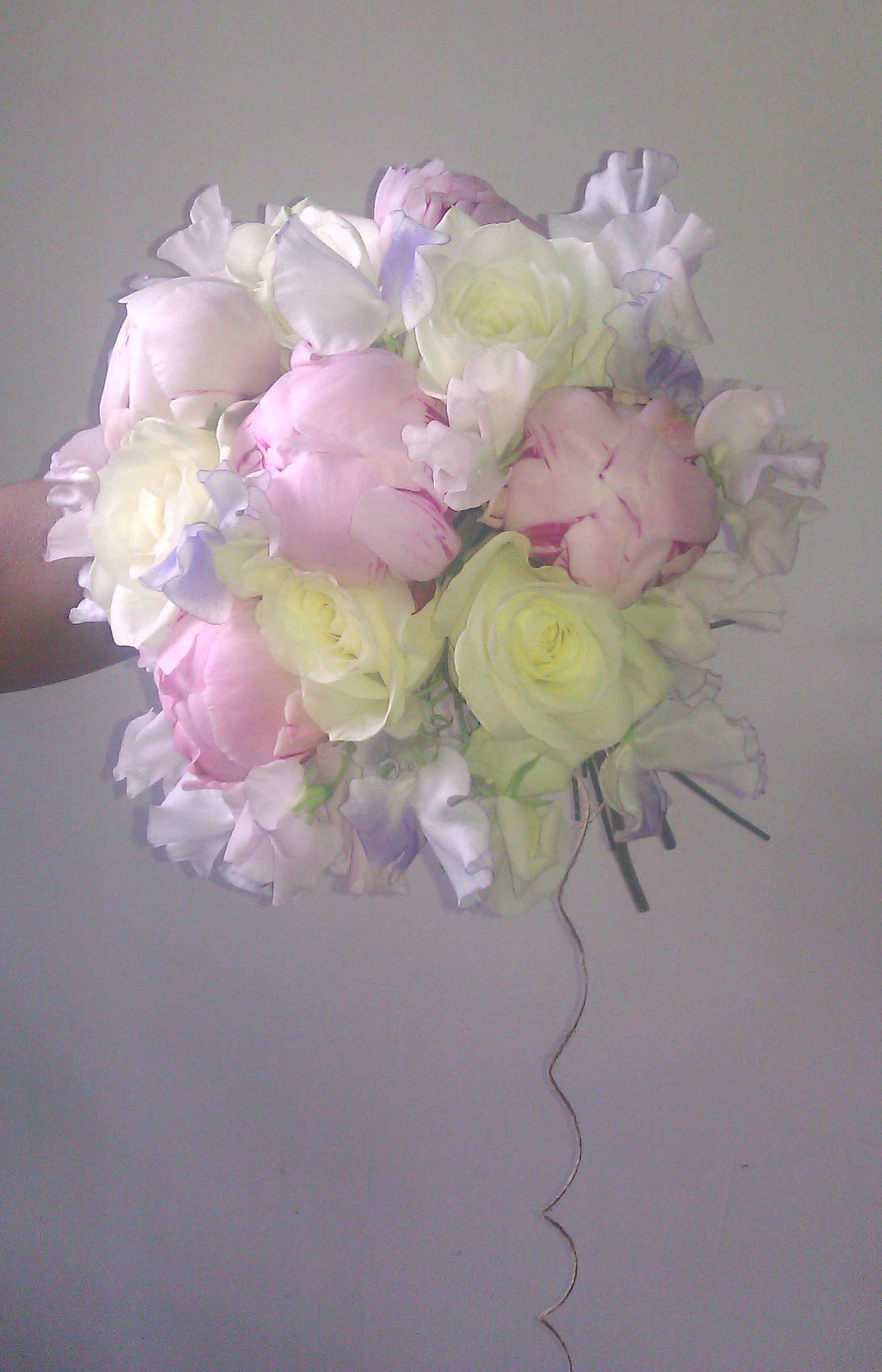 bridal hand tied bouquet